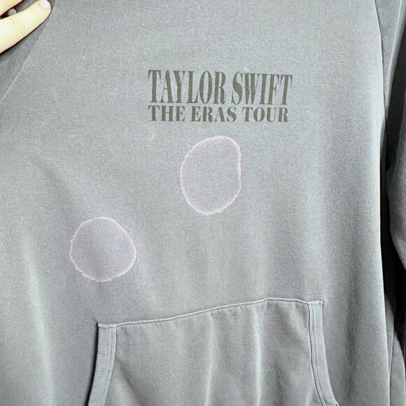 Taylor Swift Official The Eras Tour Merch 2023-2024 Hoodie Size Medium Distress - Picture 3 of 11